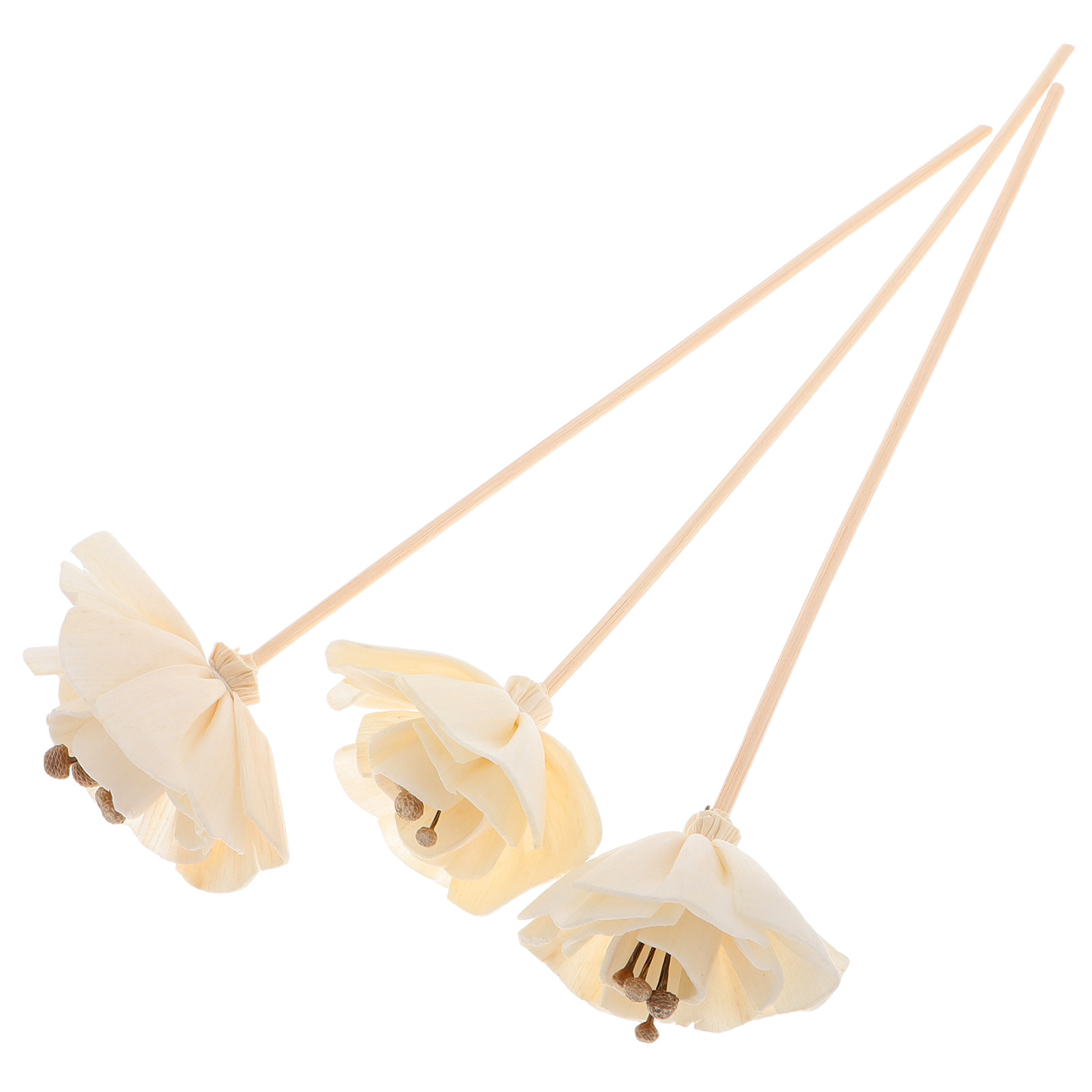 Home Bathroom Essentials - 3Pcs Dried Floral Fragrance Diffuser Sticks
