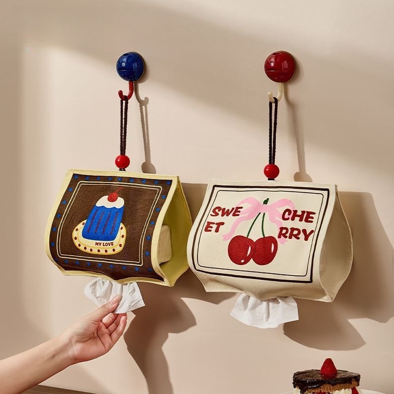 Home Bathroom Paper Towels - Cute Tissue Hanging Bag Household Tissue
