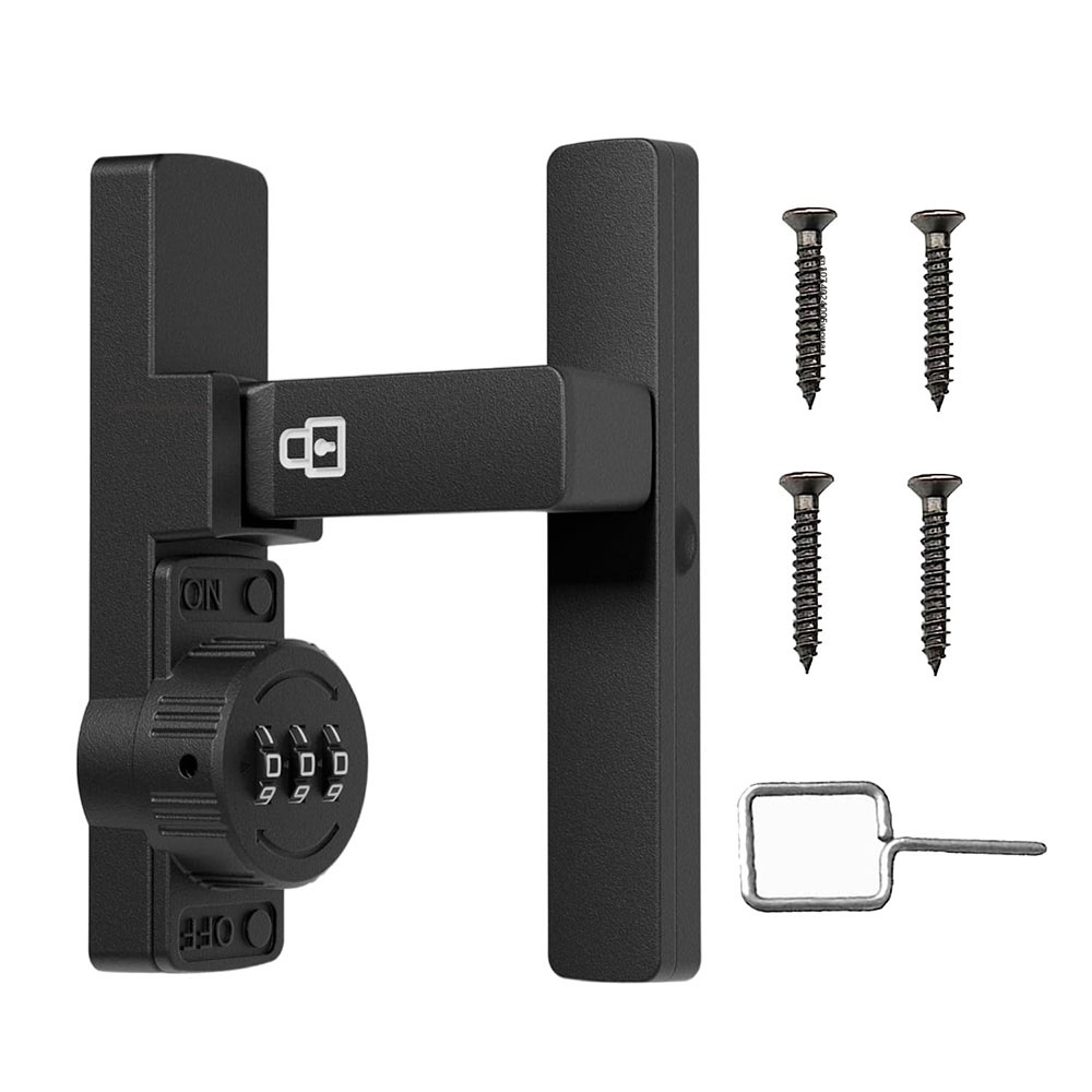 Home Bathroom Lock - Security Barn Door Lock 3-Digit Conbination