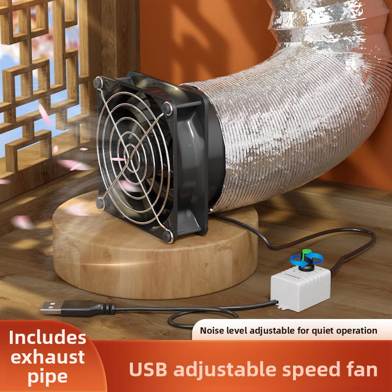 Home Bathroom Exhaust Fan - Powerful Speed Adjustable Bathroom Kitchen Exhaust