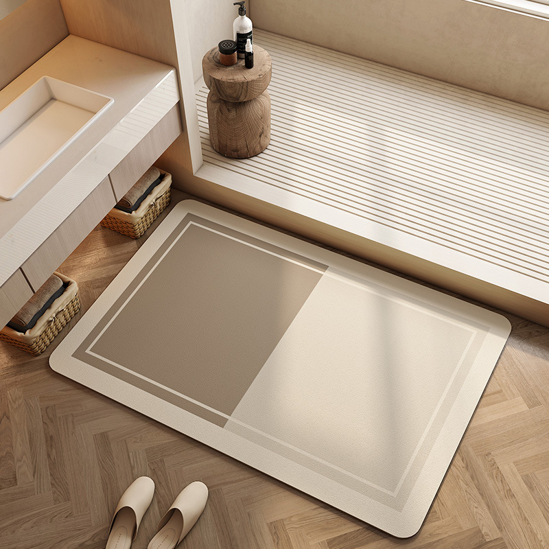 Zara Home Bathroom Mat - VIKAMA Wabi Sabi minimalist style carpet