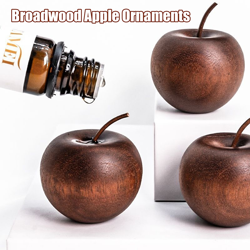 1PCS Of Wooden Apple Shaped Es - Home Bathroom Decor recension och pris
