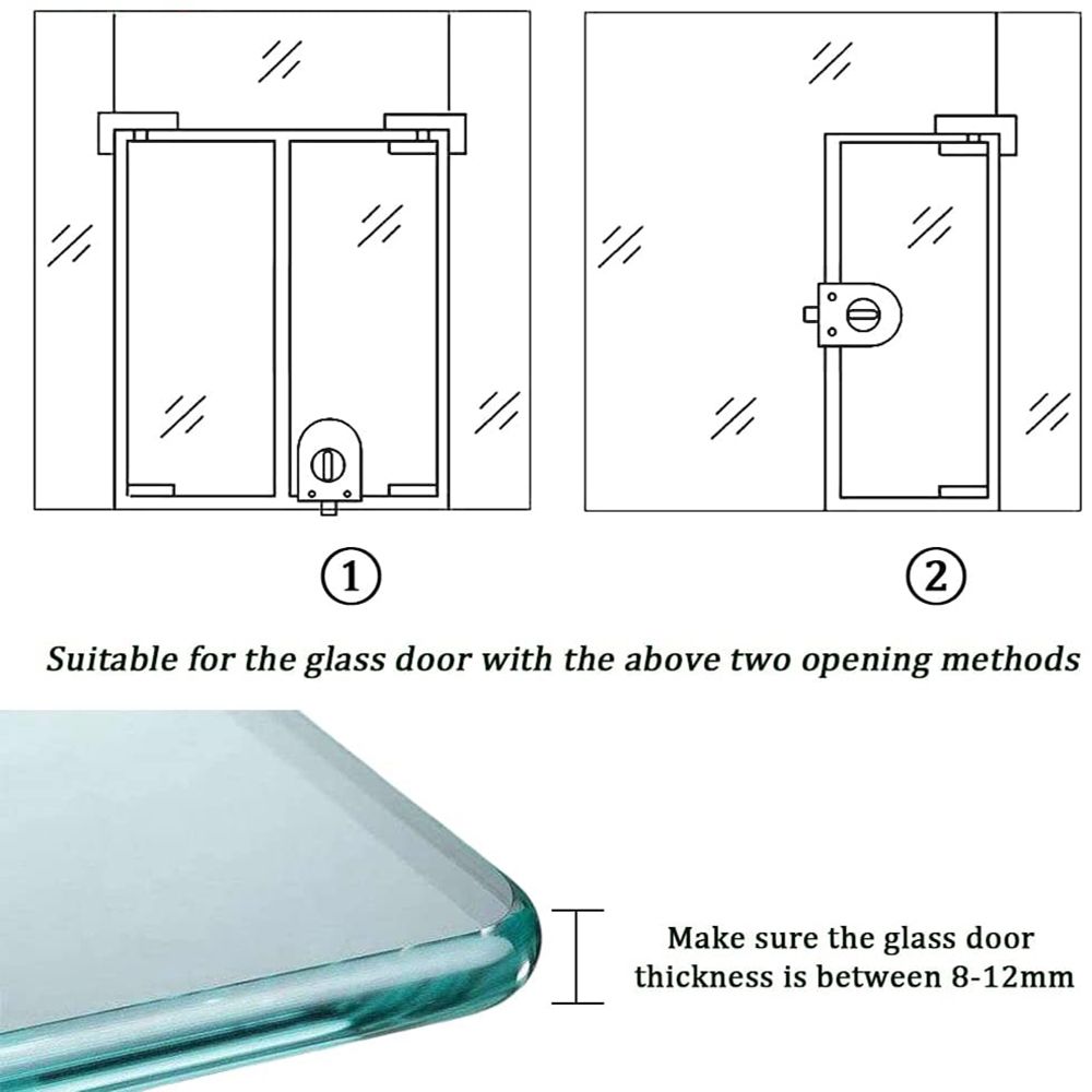 Bathroom Office Anti-Theft Hom - Home Bathroom Lock recension och pris