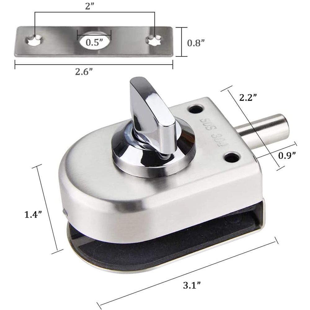 Bathroom Office Anti-Theft Hom - Home Bathroom Lock recension och pris