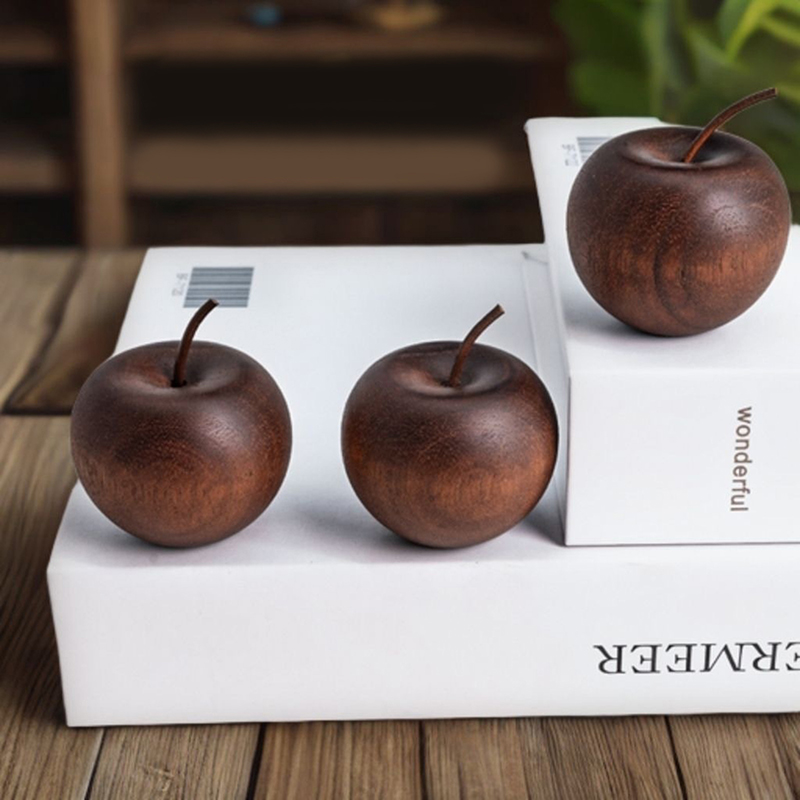 1PCS Of Wooden Apple Shaped Es - Home Bathroom Decor recension och pris