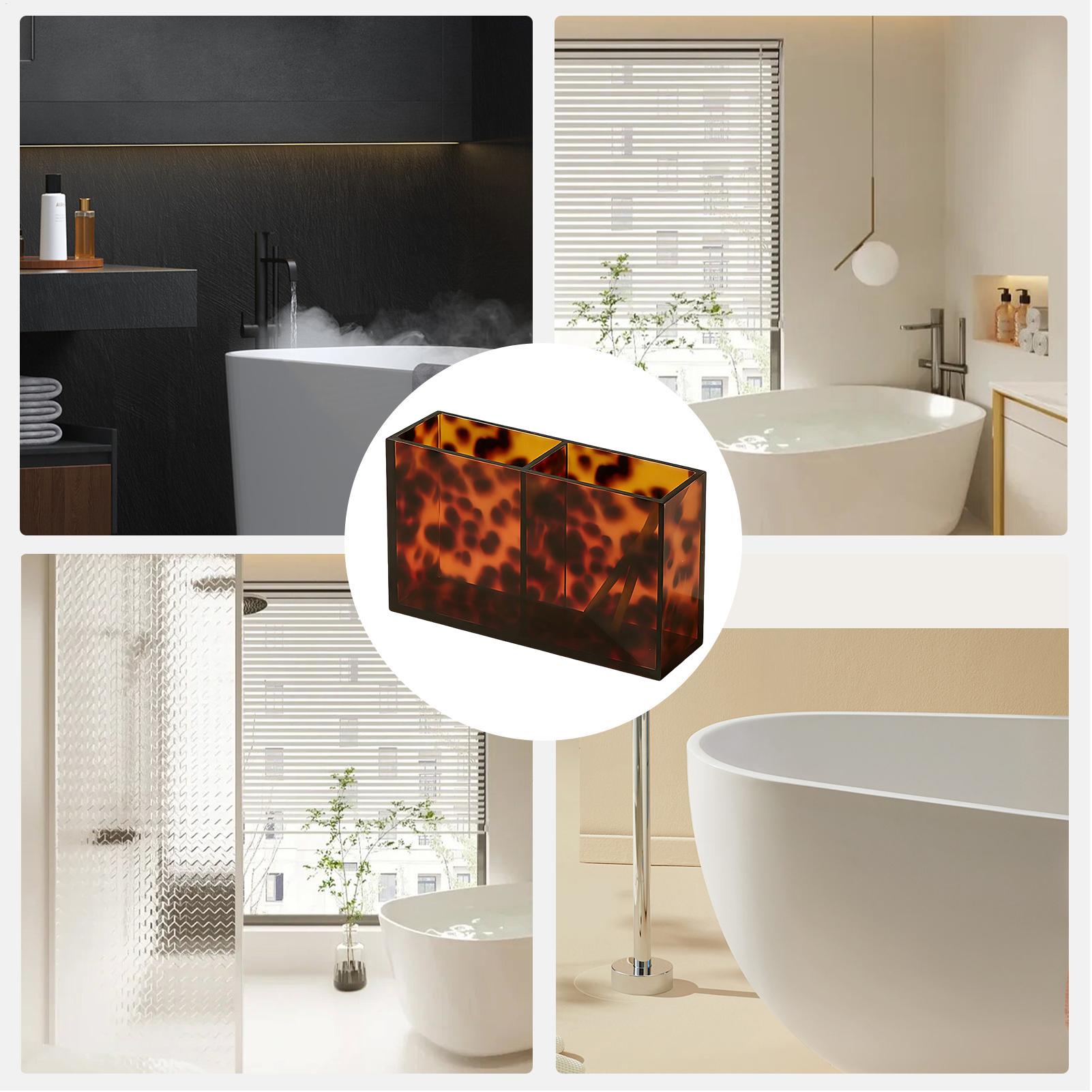 Bathroom Counter Tray Tortoise - Home Bathroom Decor recension och pris