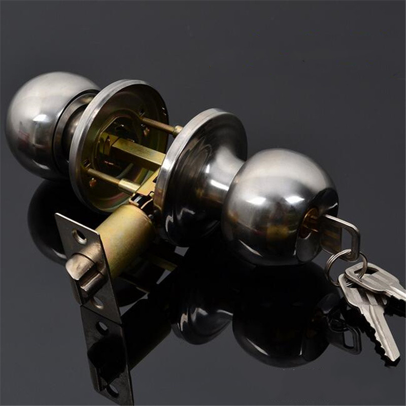 Round Ball Privacy Door Knob B - Home Bathroom Lock recension och pris