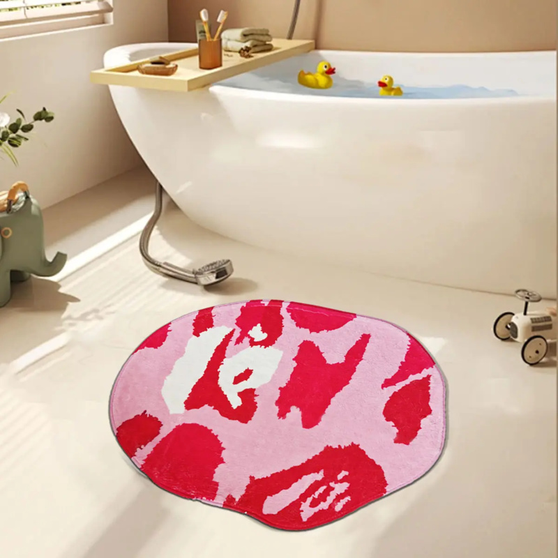 VIKAMA Pink Irregular Bathroom - Zara Home Bathroom Mat recension och pris