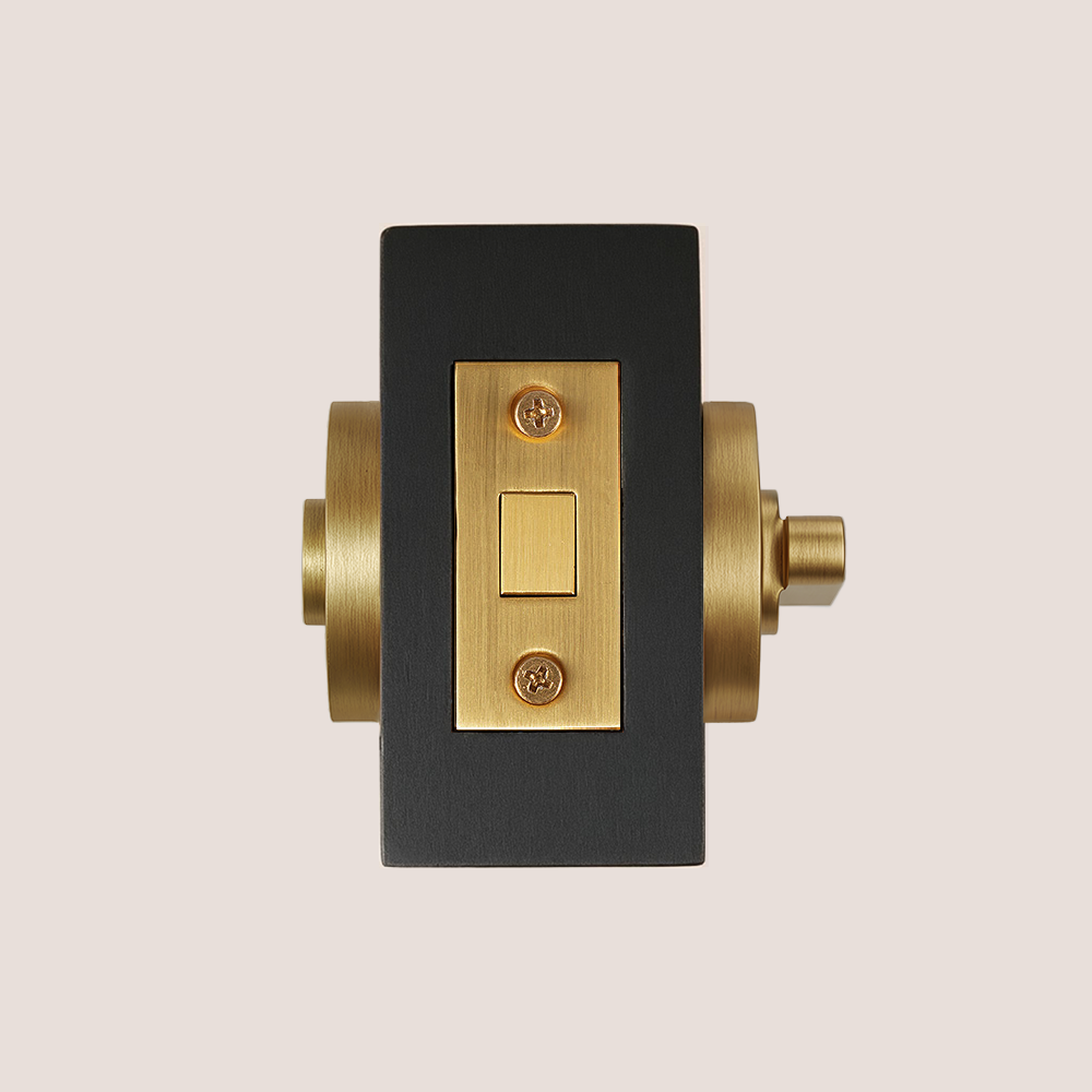 DOOROOM Solid Brass Black Door - Home Bathroom Lock recension och pris