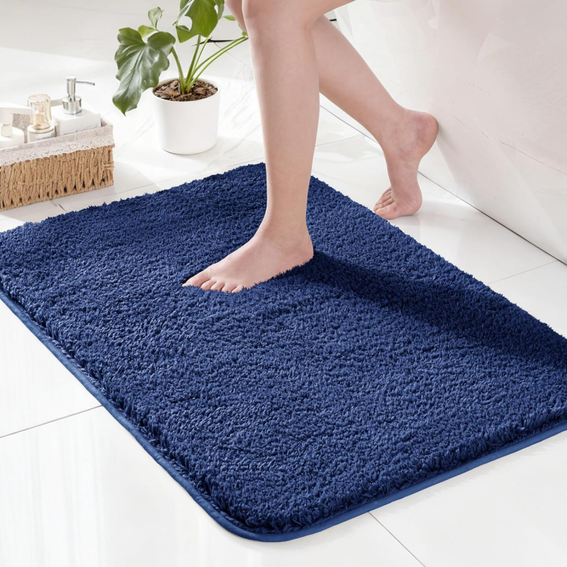 VIKAMA Multi Size Navy Blue Ba - Zara Home Bathroom Mat recension och pris