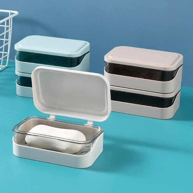 Bathroom Soap Dish With Lid Ho - Home Bathroom Essentials recension och pris