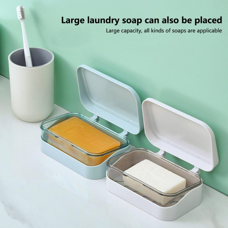 Bathroom Soap Dish With Lid Ho - Home Bathroom Essentials recension och pris