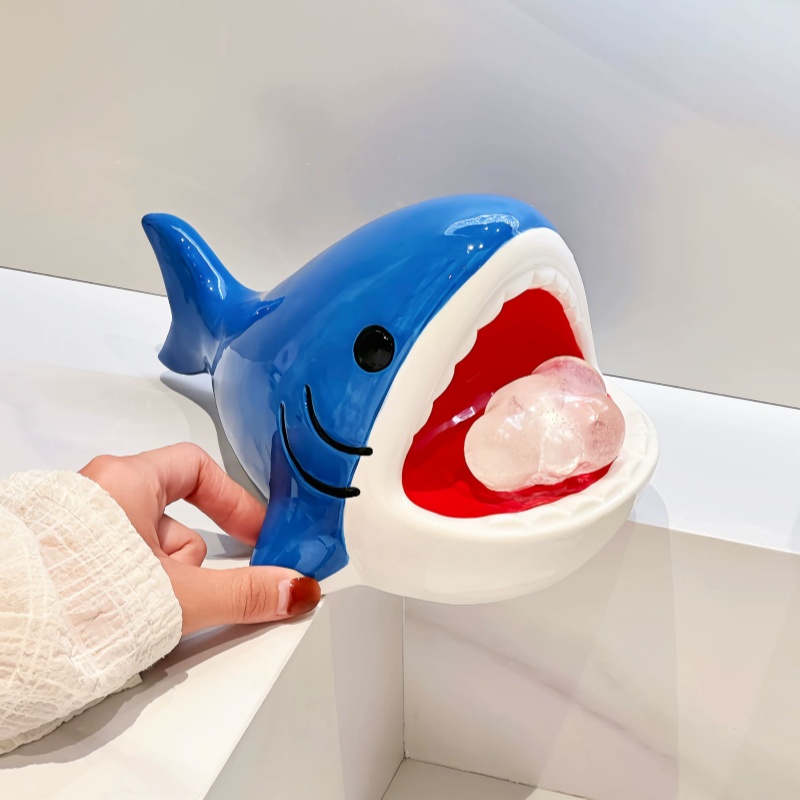 Cute Cartoon Big Mouth Shark S - Home Edit Bathroom Storage recension och pris