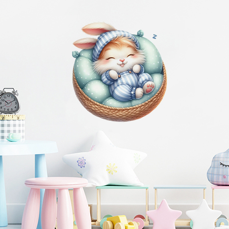 Cute Sleepy Bunny Sticker, Wat - Home Bathroom Window recension och pris