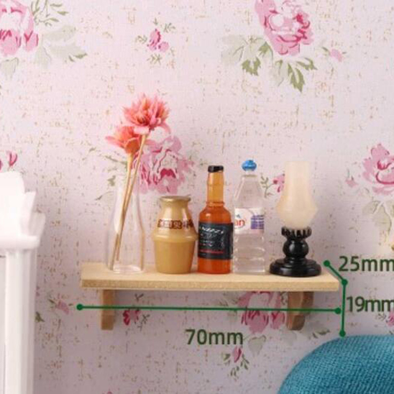 1pcs 1:12 Dollhouse Wood Wall  - Home Bathroom Decor recension och pris