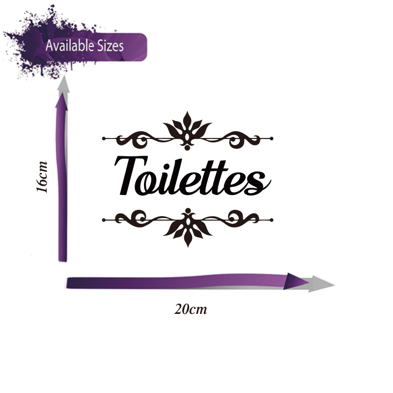 French Toilettes with Flower B - Home Bathroom Window recension och pris