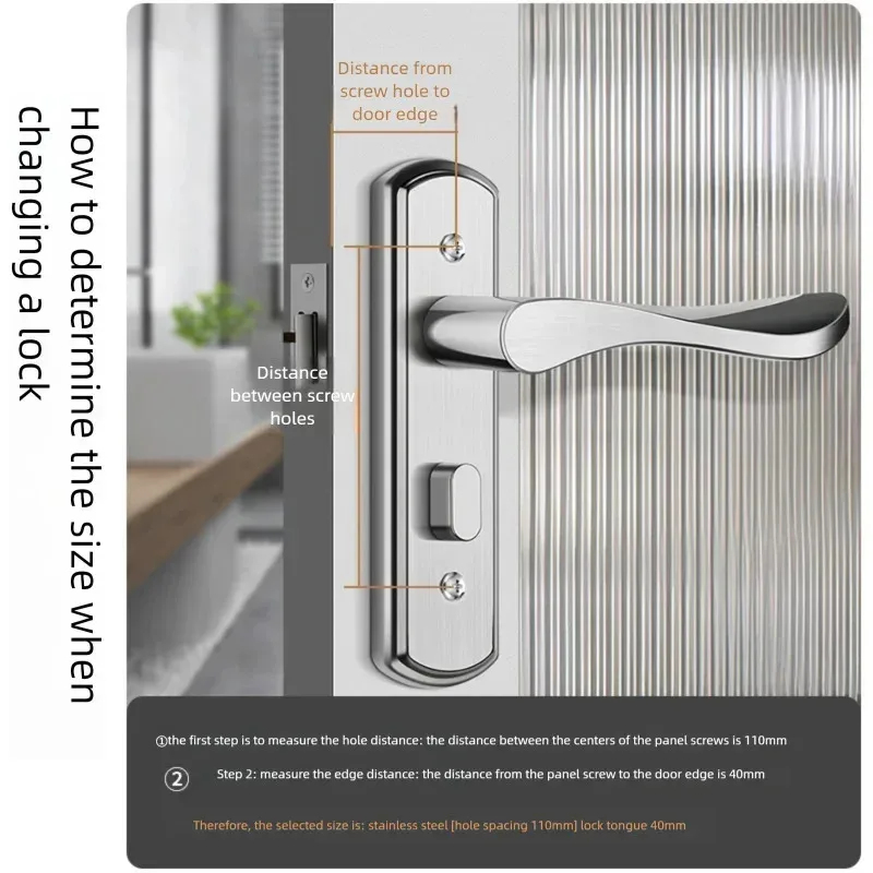 Universal Stainless Steel Keyl - Home Bathroom Lock recension och pris