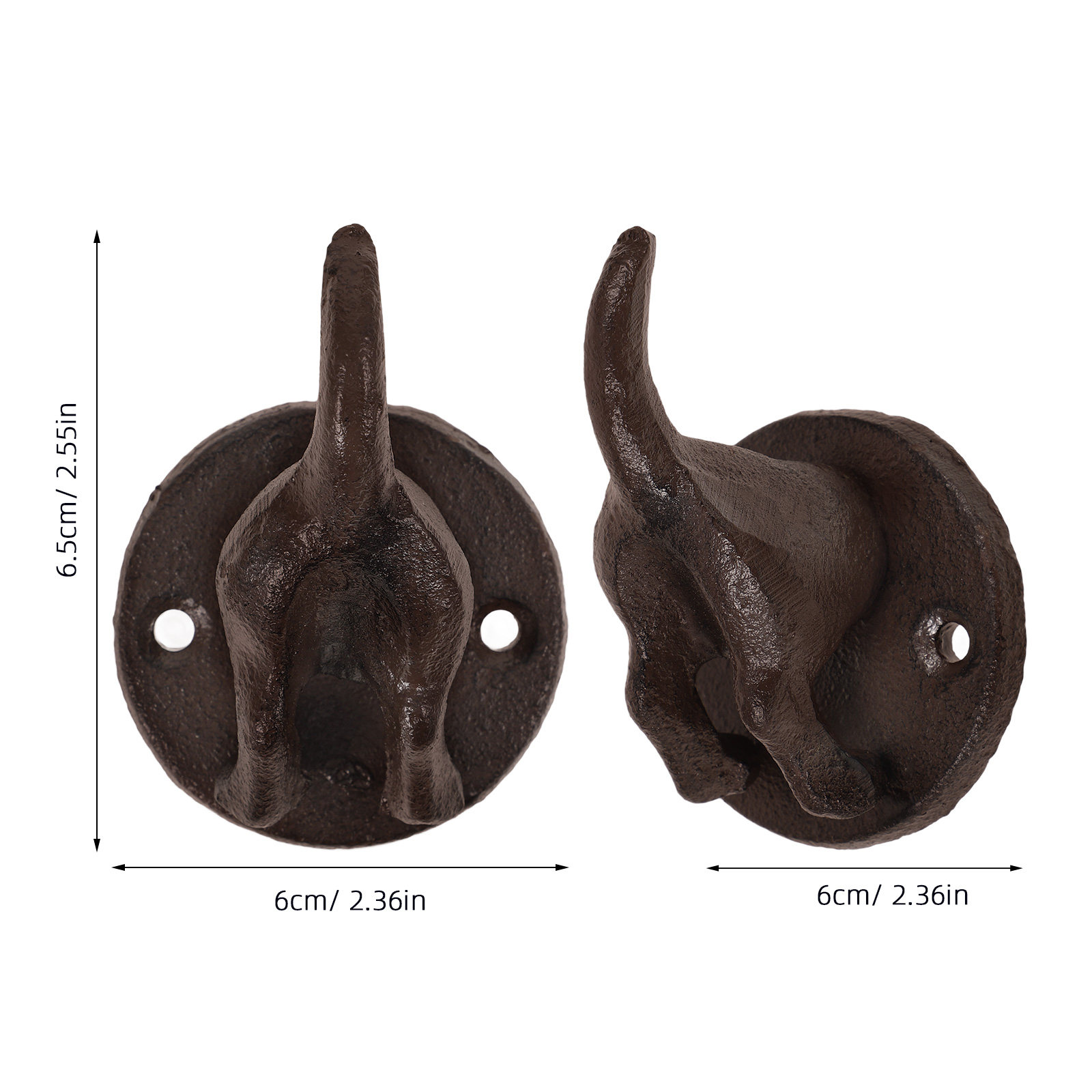 Vintage Cast Iron Dog Butt Wal - Home Bathroom Decor recension och pris