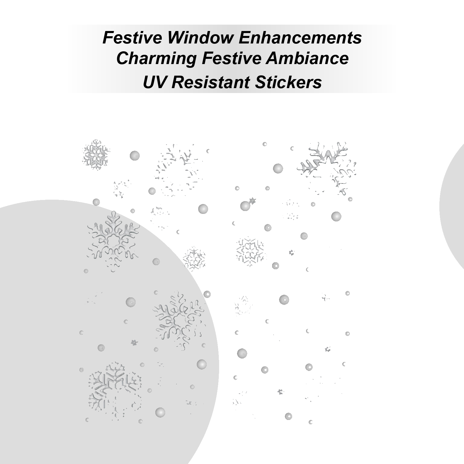 Holiday Window Clings Static R - Home Bathroom Window recension och pris