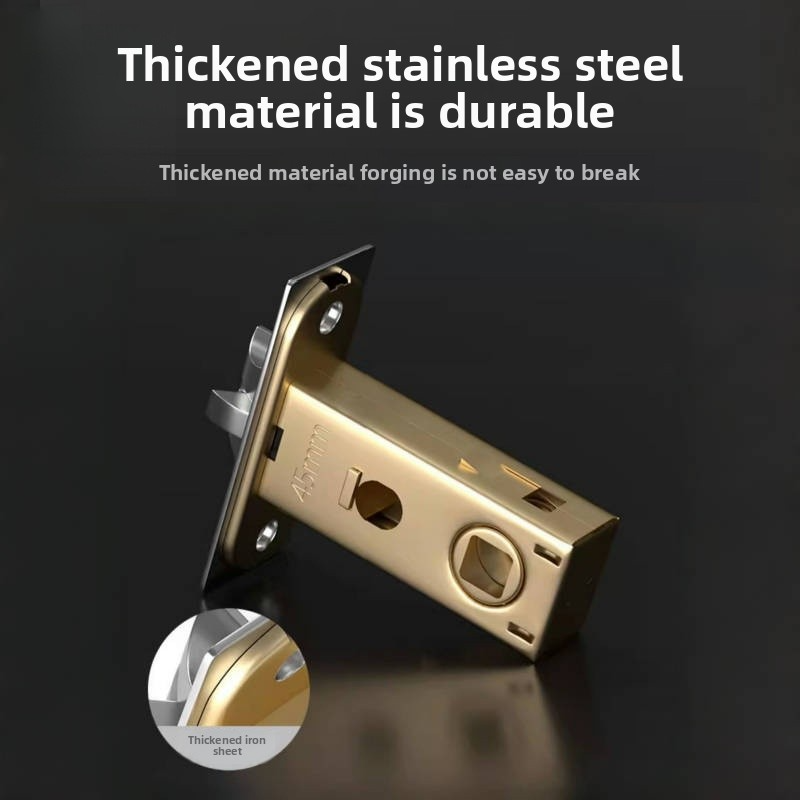 Heavy Duty Metal Silent Single - Home Bathroom Lock recension och pris