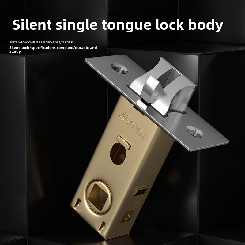 Heavy Duty Metal Silent Single - Home Bathroom Lock recension och pris
