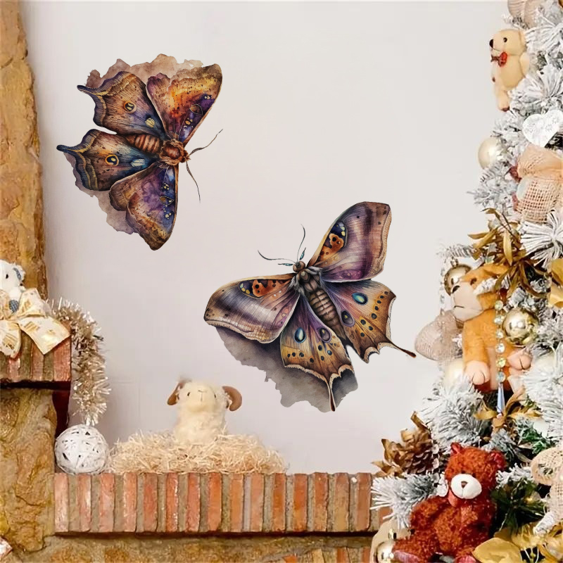 Beautiful Gothic Moth Sticker, - Home Bathroom Window recension och pris