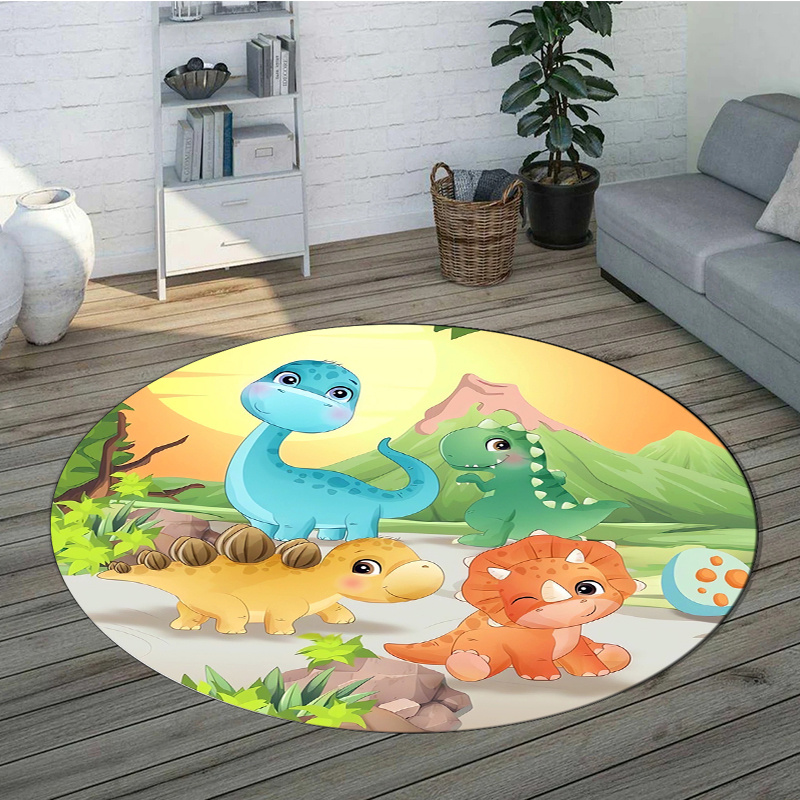 Cute Cartoon Dinosaur Mountain - Zara Home Bathroom Mat recension och pris
