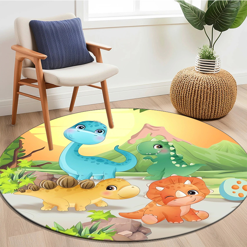 Cute Cartoon Dinosaur Mountain - Zara Home Bathroom Mat recension och pris