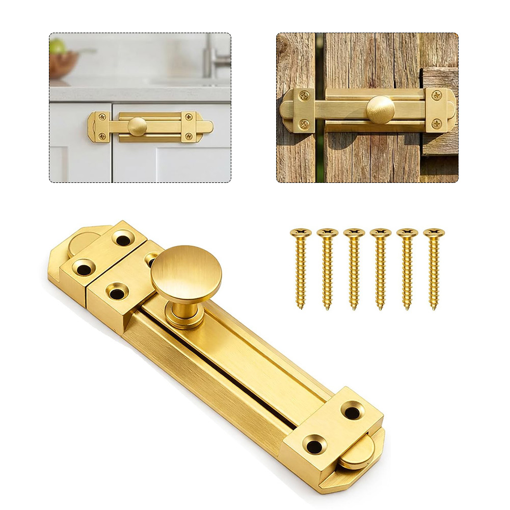 5 Inch Solid Brass Sliding Doo - Home Bathroom Lock recension och pris
