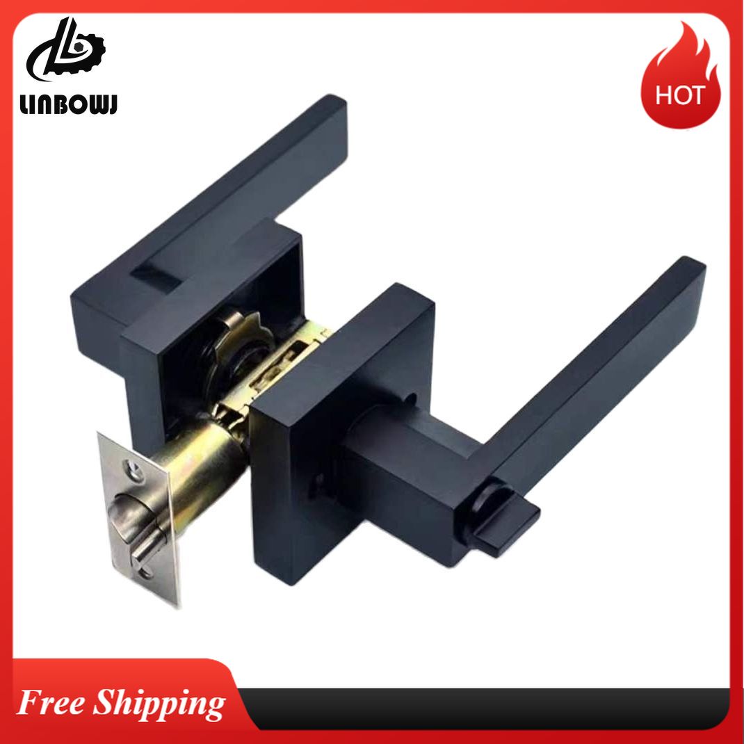 Black Door Handle Door Handle  - Home Bathroom Lock recension och pris