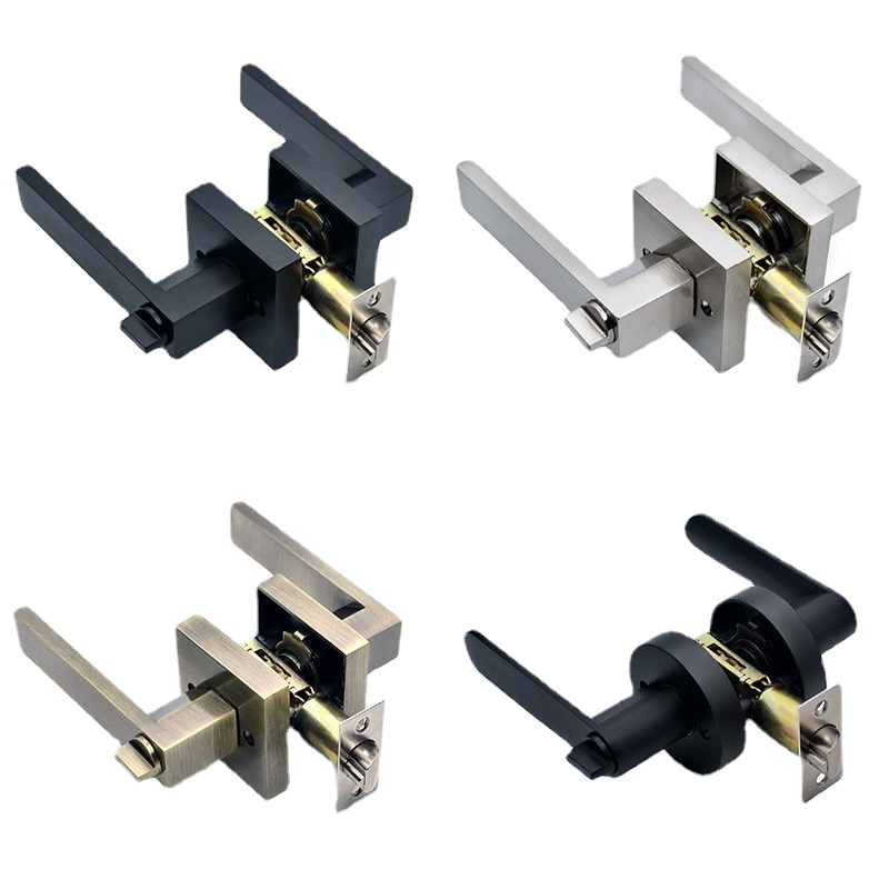 Black Door Handle Door Handle  - Home Bathroom Lock recension och pris