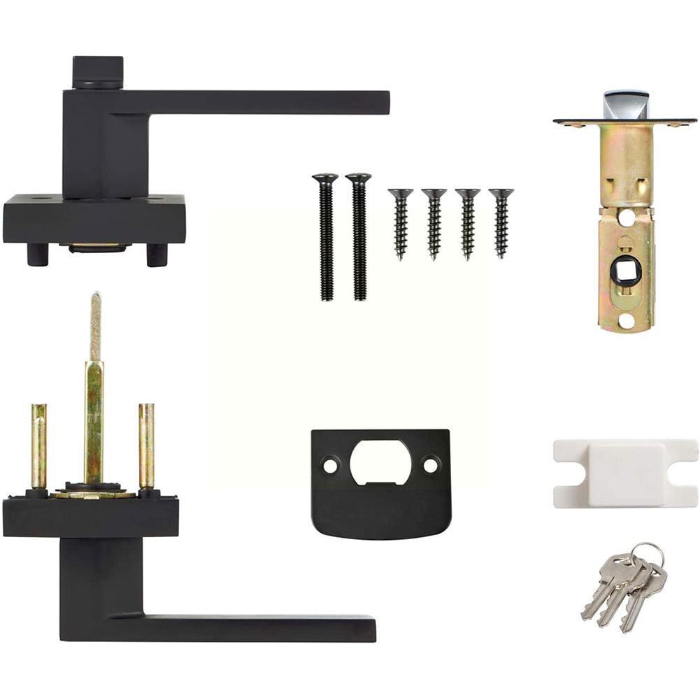 Black Door Handle Door Handle  - Home Bathroom Lock recension och pris