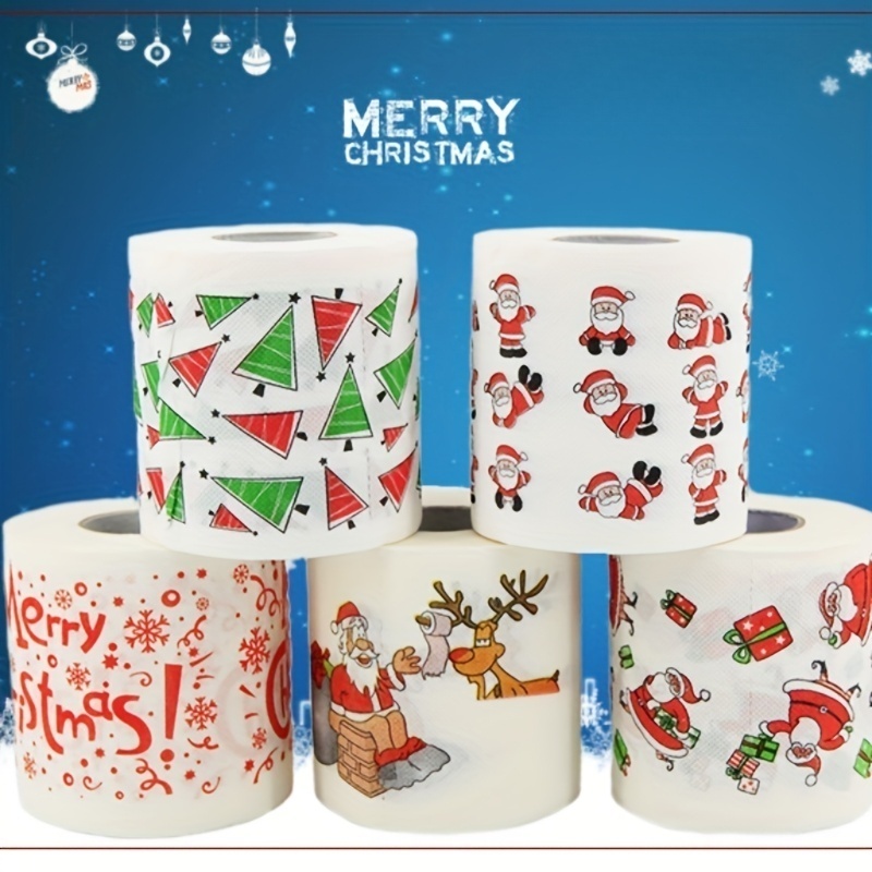 1/3pcs Christmas Toilet Paper  - Home Bathroom Paper Towels recension och pris