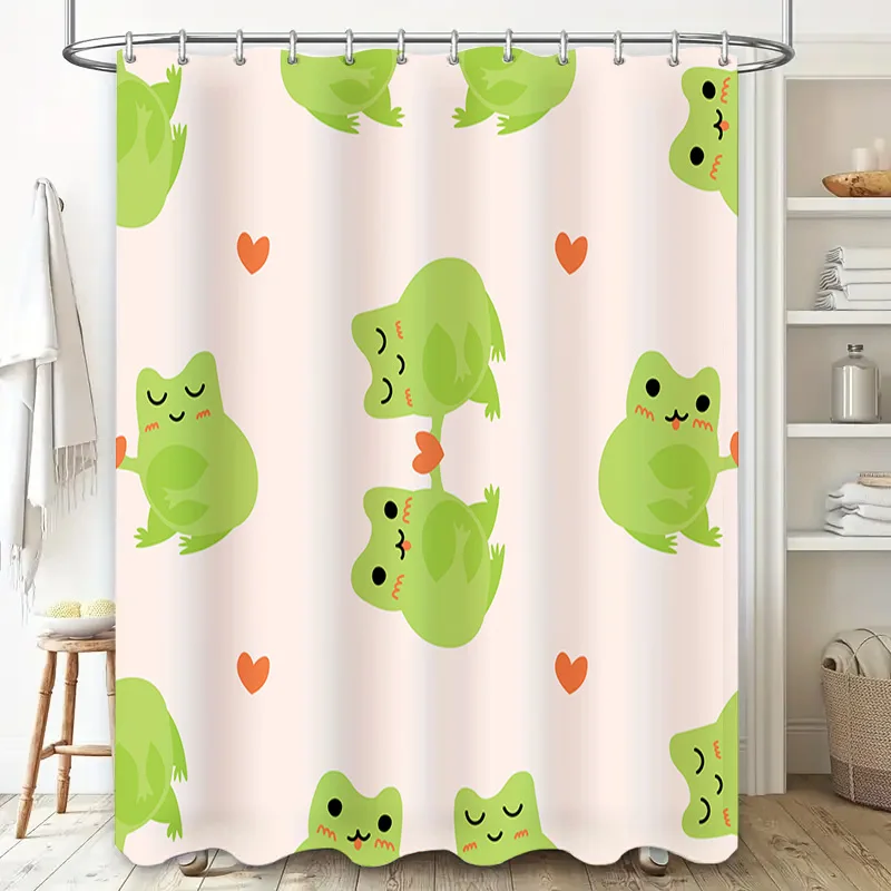 Adorable Green Frog Love Heart - Adorable Home Bathroom Ideas recension och pris