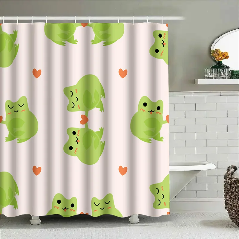Adorable Green Frog Love Heart - Adorable Home Bathroom Ideas recension och pris