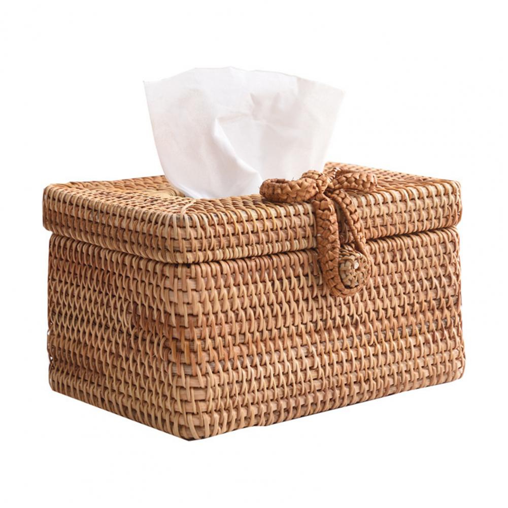 Rattan Tissue Box Home Decorat - Home Bathroom Paper Towels recension och pris