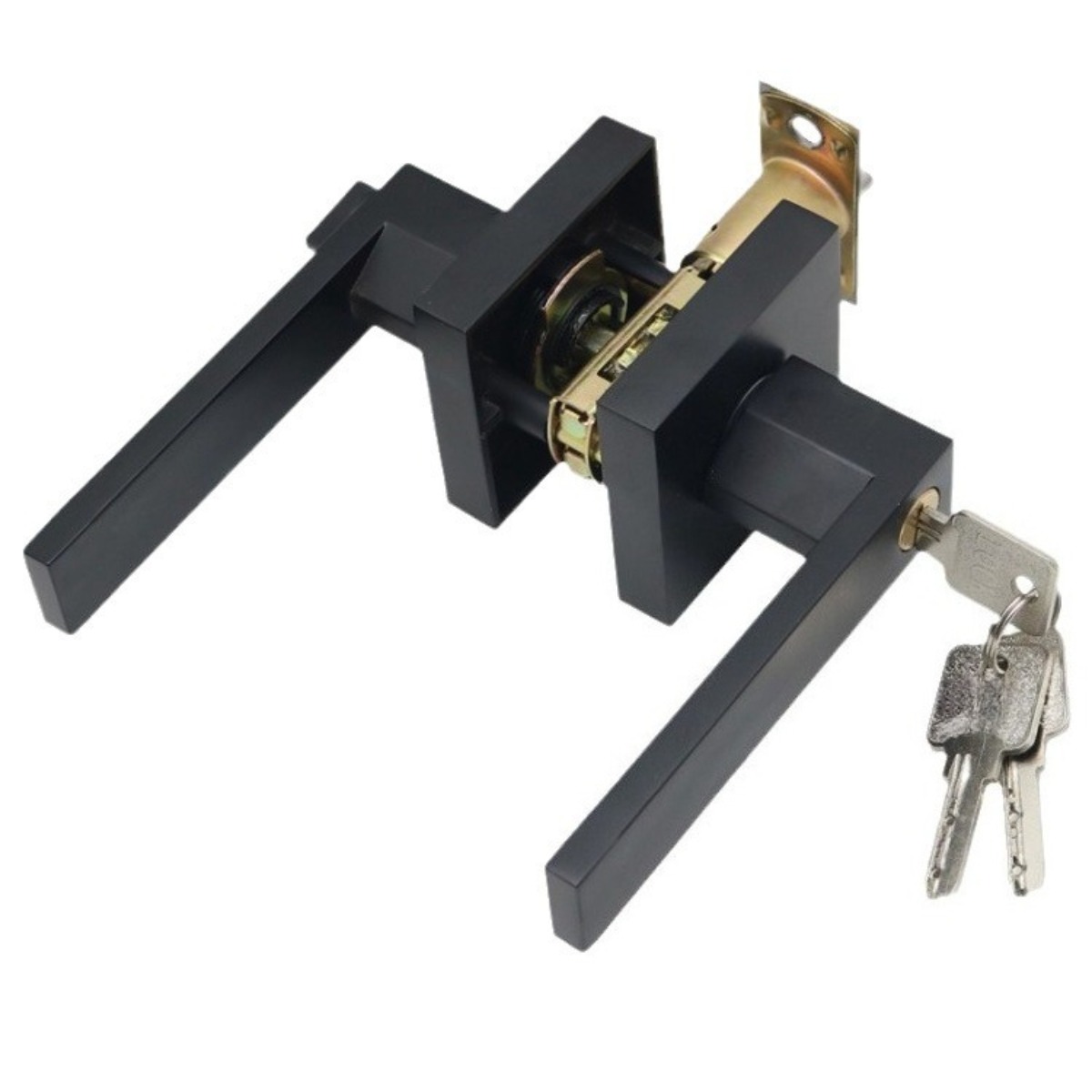 Privacy Door Lock Black Lever  - Home Bathroom Lock recension och pris