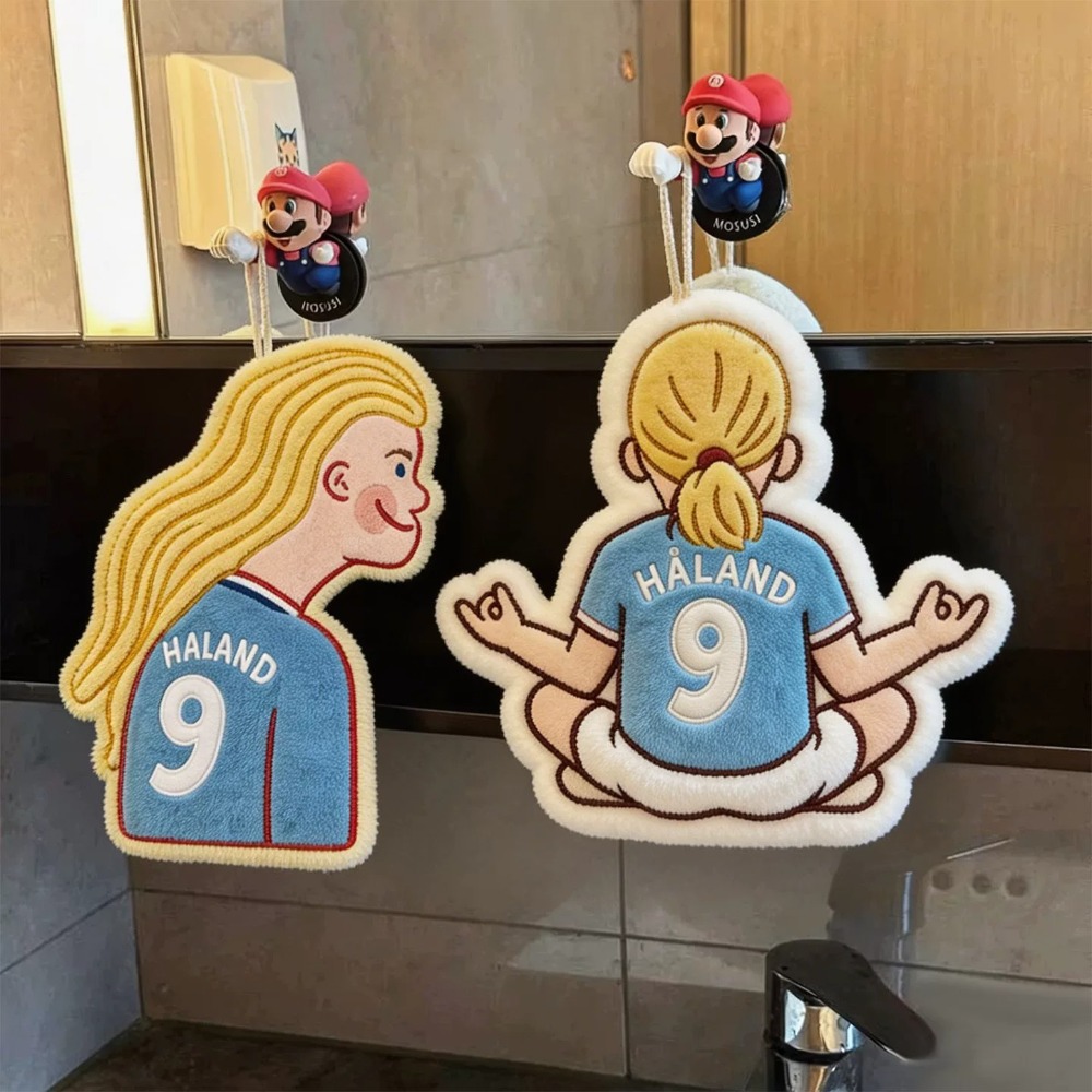 Funny Soccer Player Hand Towel - Home Bathroom Exhaust Fan recension och pris