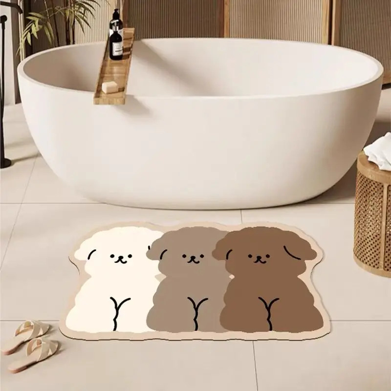 VIKAMA cute dog shaped bathroo - Zara Home Bathroom Mat recension och pris