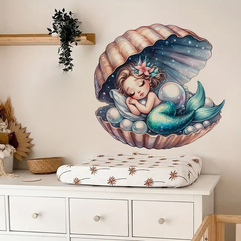 Pretty Mermaid Sticker, Water- - Home Bathroom Window recension och pris