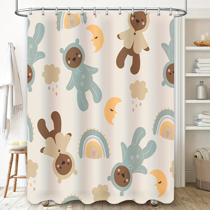 Adorable Animal Print Shower C - Adorable Home Bathroom Ideas recension och pris