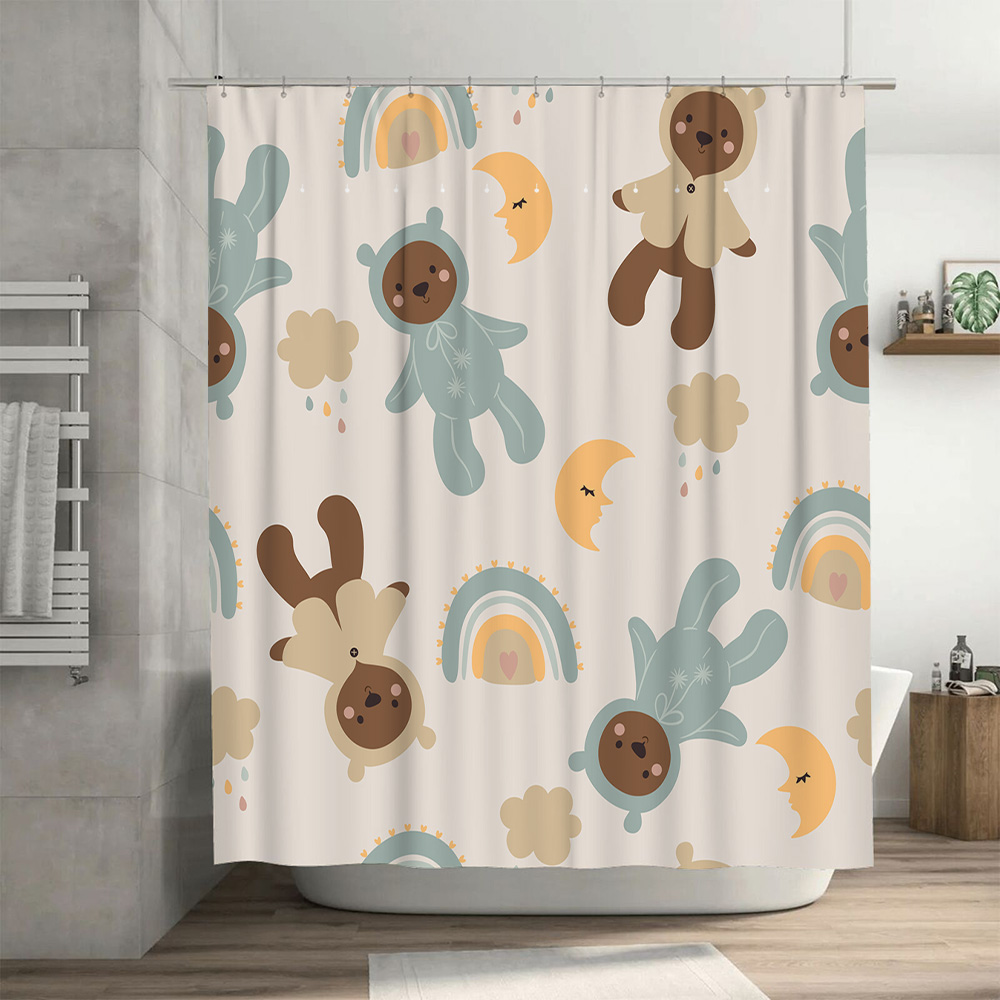 Adorable Animal Print Shower C - Adorable Home Bathroom Ideas recension och pris