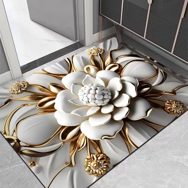 VIKAMA Light Luxury Lotus Bath - Zara Home Bathroom Mat recension och pris